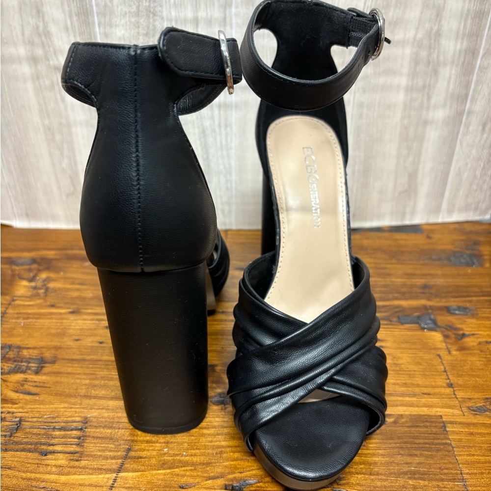 Bcbgeneration Black Strappy Platform - image 3